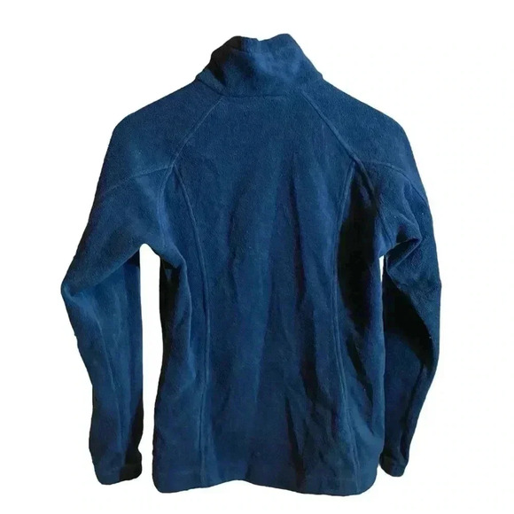 Columbia Women's Sweatshirt Fleece Jacket Front Zip-up Sportswear Blue Size S - Picture 5 of 16